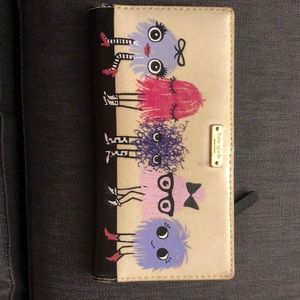 Kate spade monster wallet almost as new